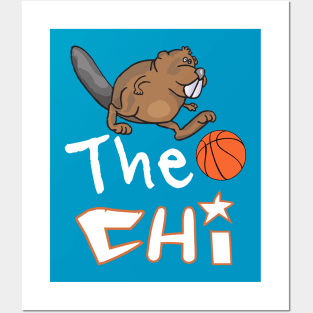 Chicago Rowdy Beavers Basketball Squad Warmup Jersey (OG) Posters and Art